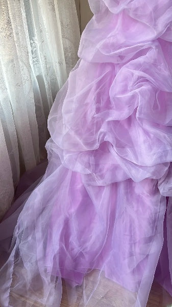 Modest Sweet 16 Dresses Long Sweetheart Lilac Tulle Ball Gown Sweet Sixteen Party Birthday Outfit RC0463