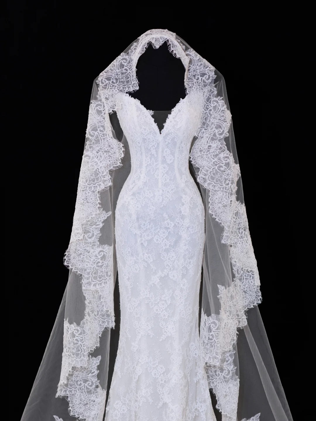 Robe de mariée intemporelle, robe sirène romantique décolletée cœur en dentelle blanche, tailles petites et grandes, pour femmes SA101