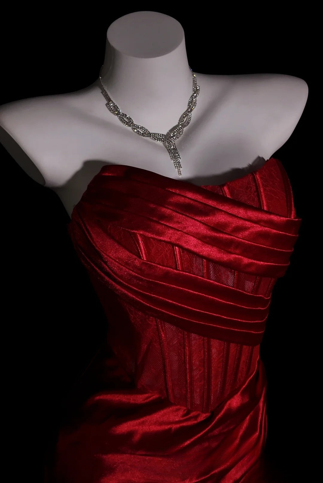 Red Prom Dress Inspo Mermaid Sweetheart With Slit Modest Long Formal Party Gown RB9904