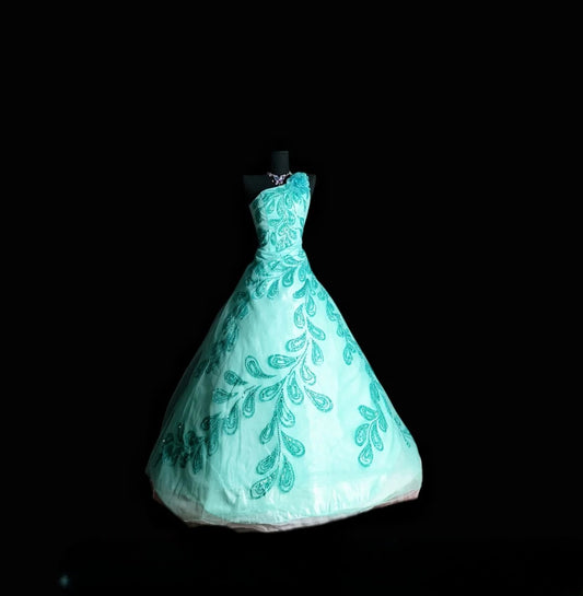Sparkly Ball Gown One Shoulder Blue Long Quinceañera Dress Moda 2000 15 Quinceanera Dresses Ideas Sweet 16 Outfit RB7090