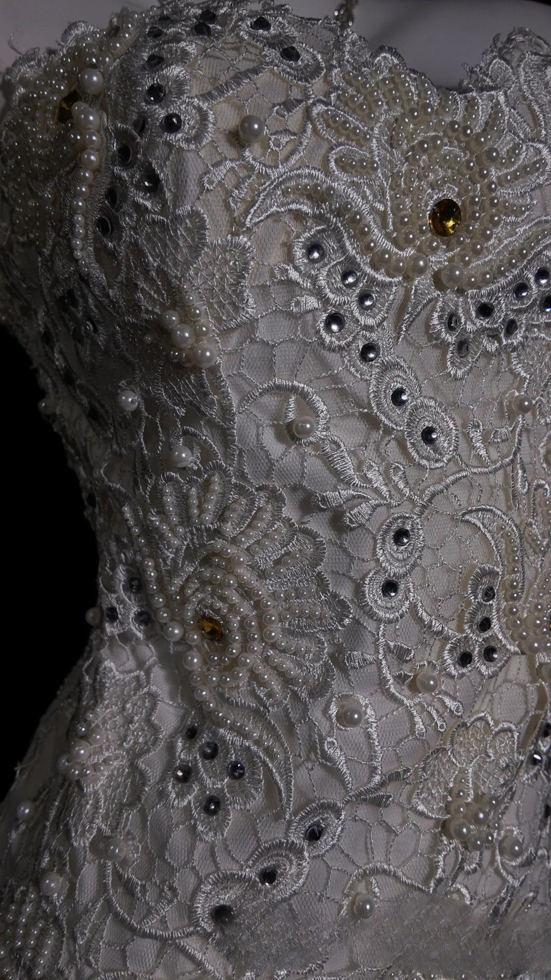 Vintage Wedding Dress Mermaid Sweeheart Lace White With Tiered Layers Bridal Gown for Big Day RB9907
