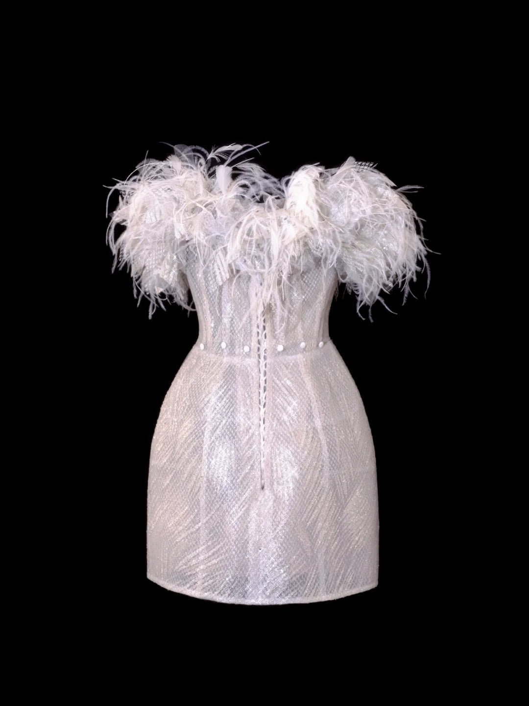 Robe de mariée élégante, coupe trapèze, bustier, sequins blancs et perles, courte, tailles petites et grandes, pour femmes SA108