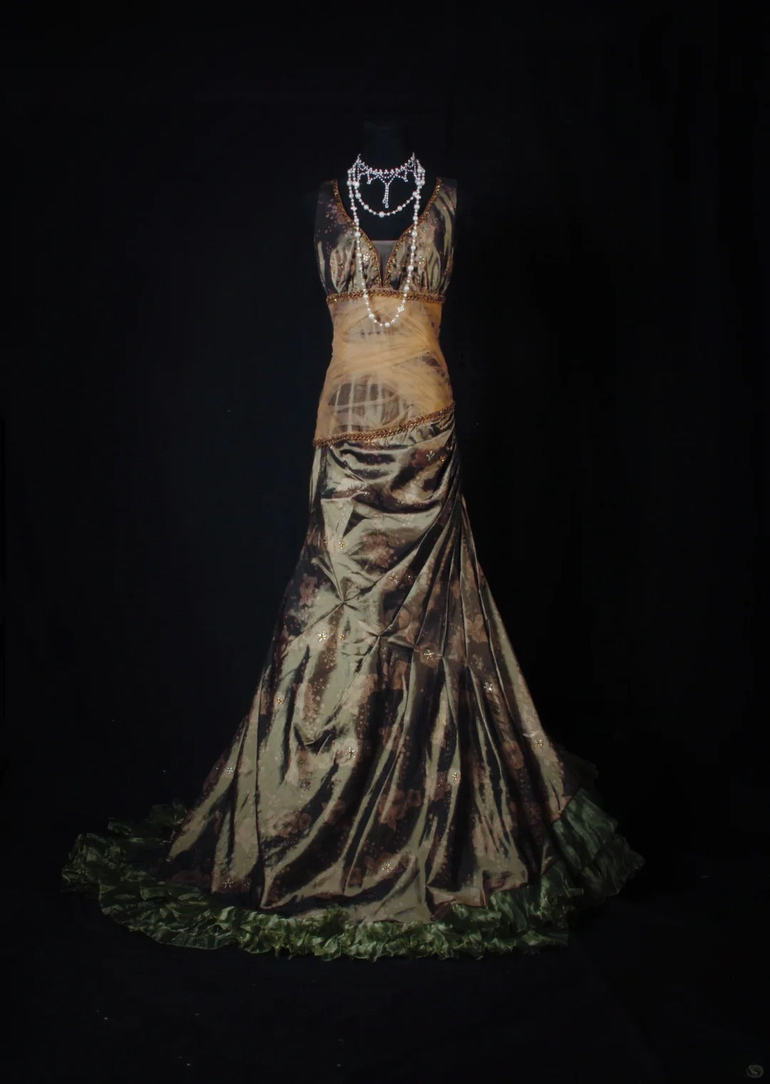 Retro-Abendkleider im Vintage-Stil der 1960er Jahre, Meerjungfrauenschnitt, V-Ausschnitt, Satin mit Perlen, langes, formelles Party-Abendkleid für Damen AS111