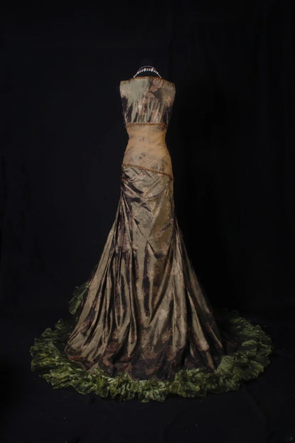 Retro-Abendkleider im Vintage-Stil der 1960er Jahre, Meerjungfrauenschnitt, V-Ausschnitt, Satin mit Perlen, langes, formelles Party-Abendkleid für Damen AS111