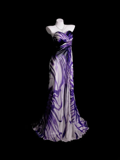 Grape Prom Dress Inspo Mermaid Sweetheart With Beading Modest Long Formal Party Gown RB9910