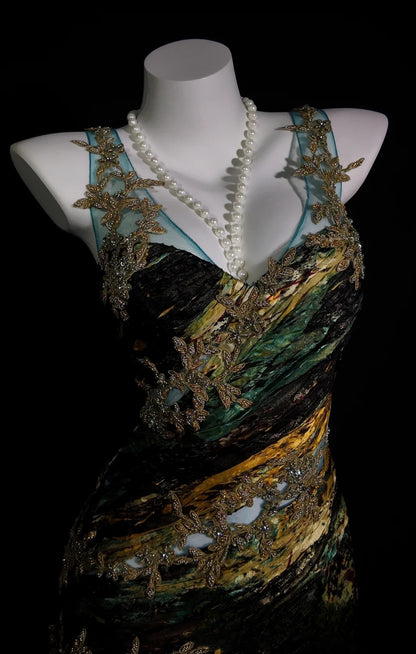 Prom Dress Inspo Mermaid V Neck With Beading Lace Modest Long Formal Party Gown RB9915
