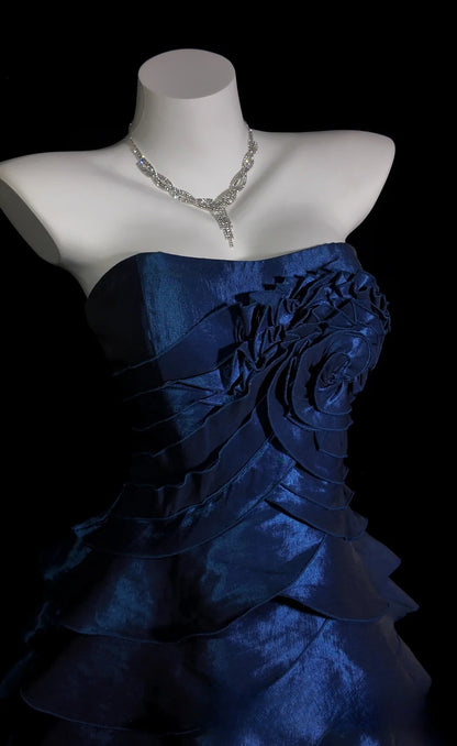 Sexy Hoco Dress A Line Sweetheart Royal Blue With Ruched Short Homecoming Party Dresses RB9916