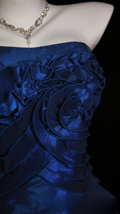 Sexy Hoco Dress A Line Sweetheart Royal Blue With Ruched Short Homecoming Party Dresses RB9916