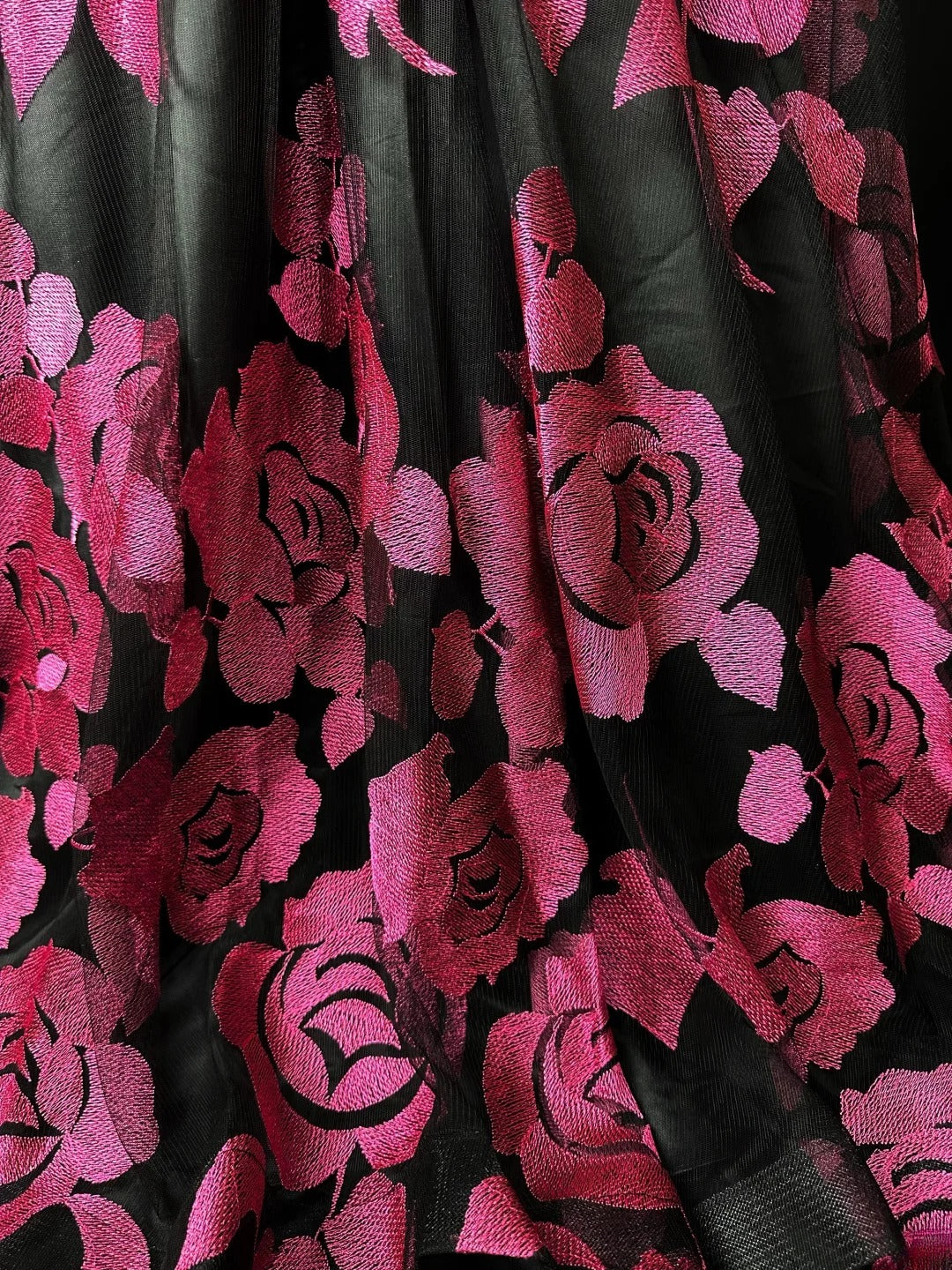 Vintage 60s Prom Dresses A line Sweetheart Hot Pink Floral Satin Sleeveless Prom Evening Dress Formal Outfits RB5935