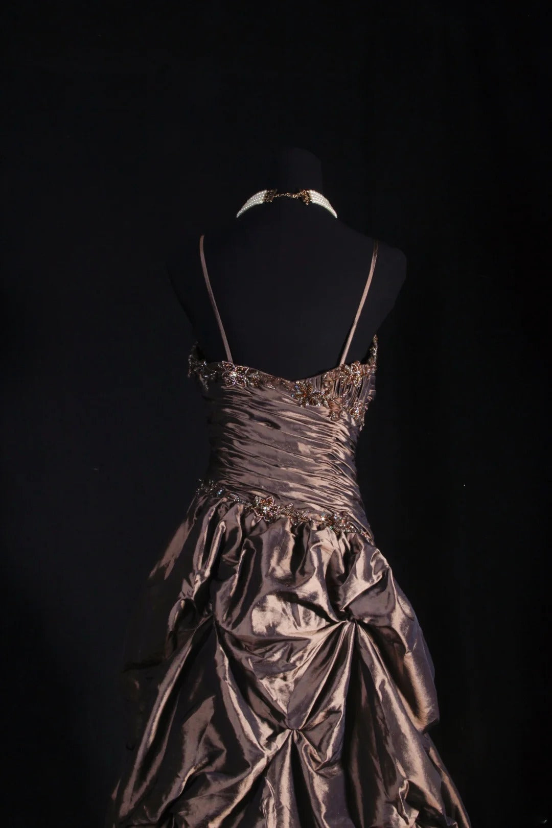 Vintage-Ballkleider, Cocktailkleider für Damen, Spaghettiträger mit Perlenbesatz, lange Kleider für Abschlussfeiern, Ballkleider AS126
