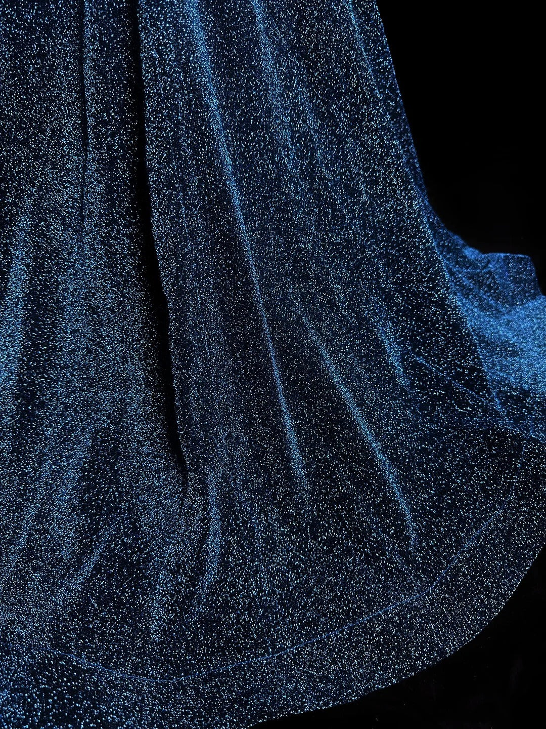 Modest Prom Dresses Mermaid Scoop Blue Sequin Long Party Dress Formal Outfits RB5937