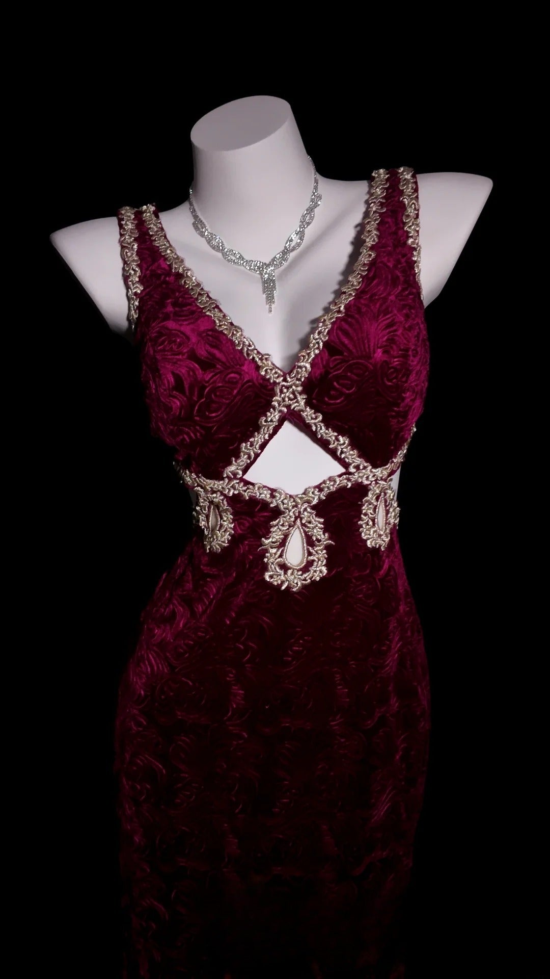 Velvet Prom Dress Mermaid V Neck Backless Appliques Lace Floor Length Formal Party Gown RB9930