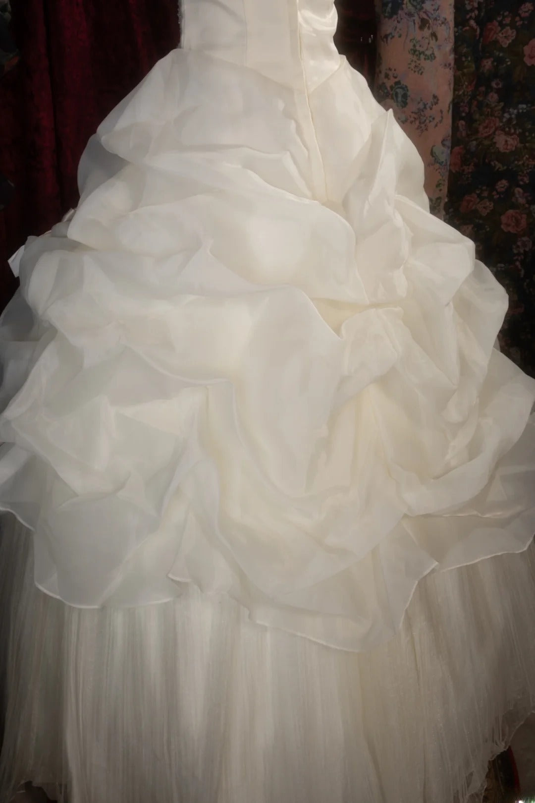 Dreamy Princess Ball Gown Formal Events Sweetheart Cream Organza Quince Dress Quinceanera Dresses Birthday Outfits RB8277