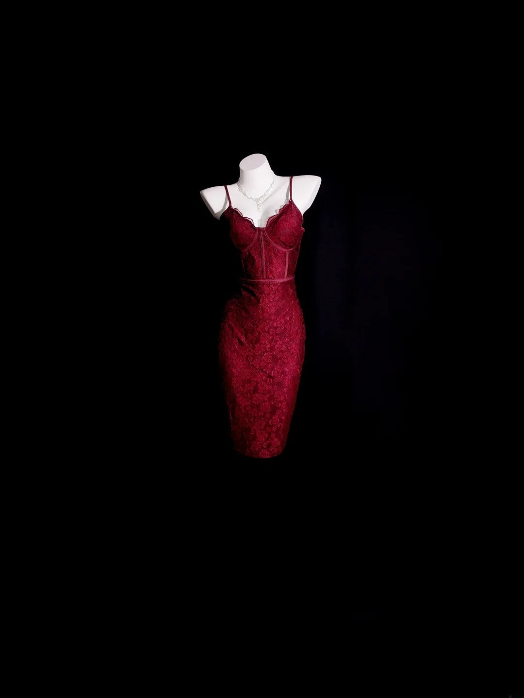 Vintage Hoco Dress Sheath Spaghetti Straps Burgundy Tight Bodycon Homecoming Party Dress RB9980