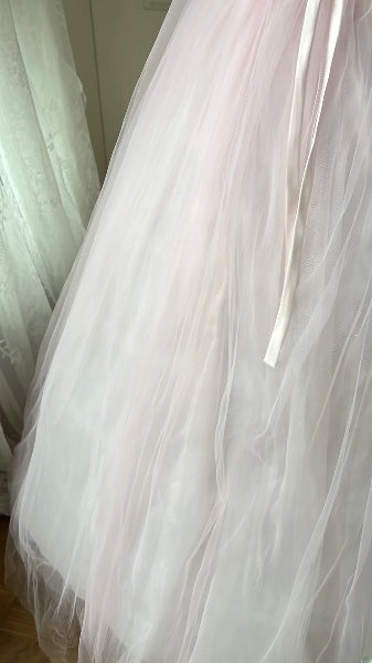 Modest Sweet 16 Dress Long Strapless Pink Tulle With Beaded Ball Gown Sweet Sixteen Party Birthday Dresses RC0507