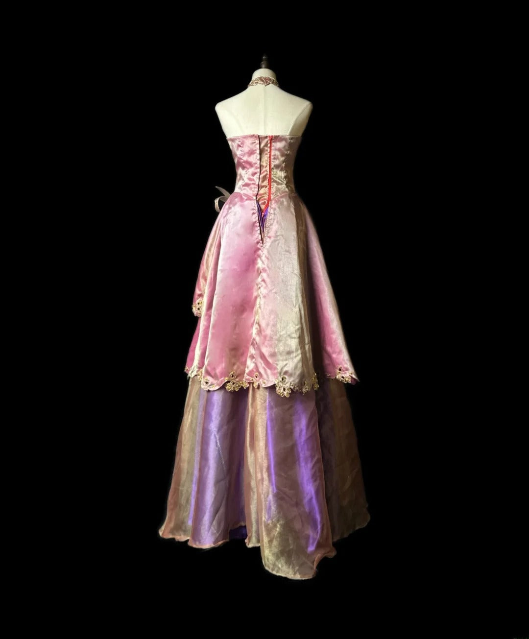 Classy Prom Dresses Ball Gown Halter Pink Satin Long Party Dress Formal Outfits RB5952