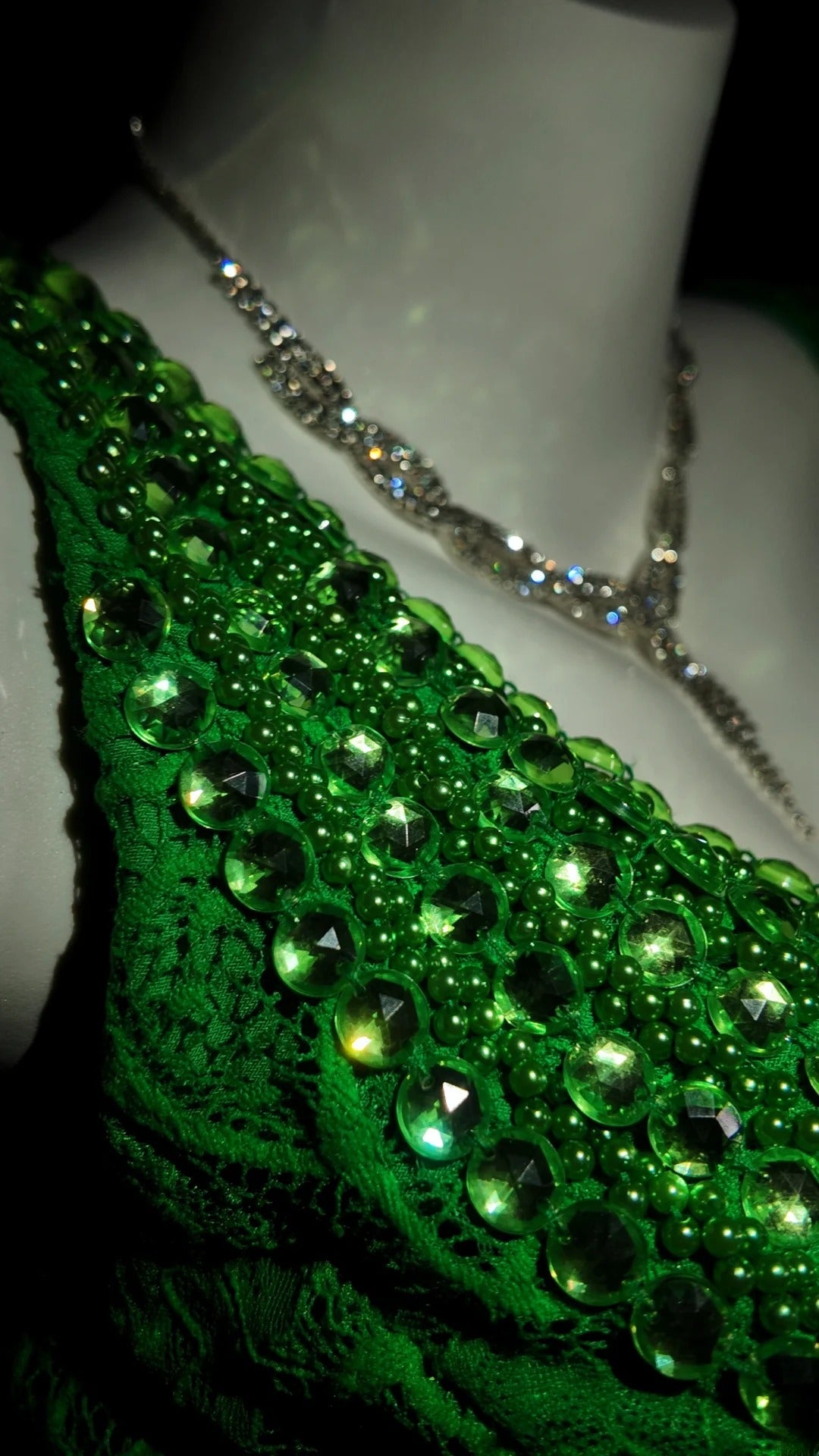 Green Prom Dress Inspo Mermaid V Neck Lace Slit Modest Long Formal Party Gown RB9941