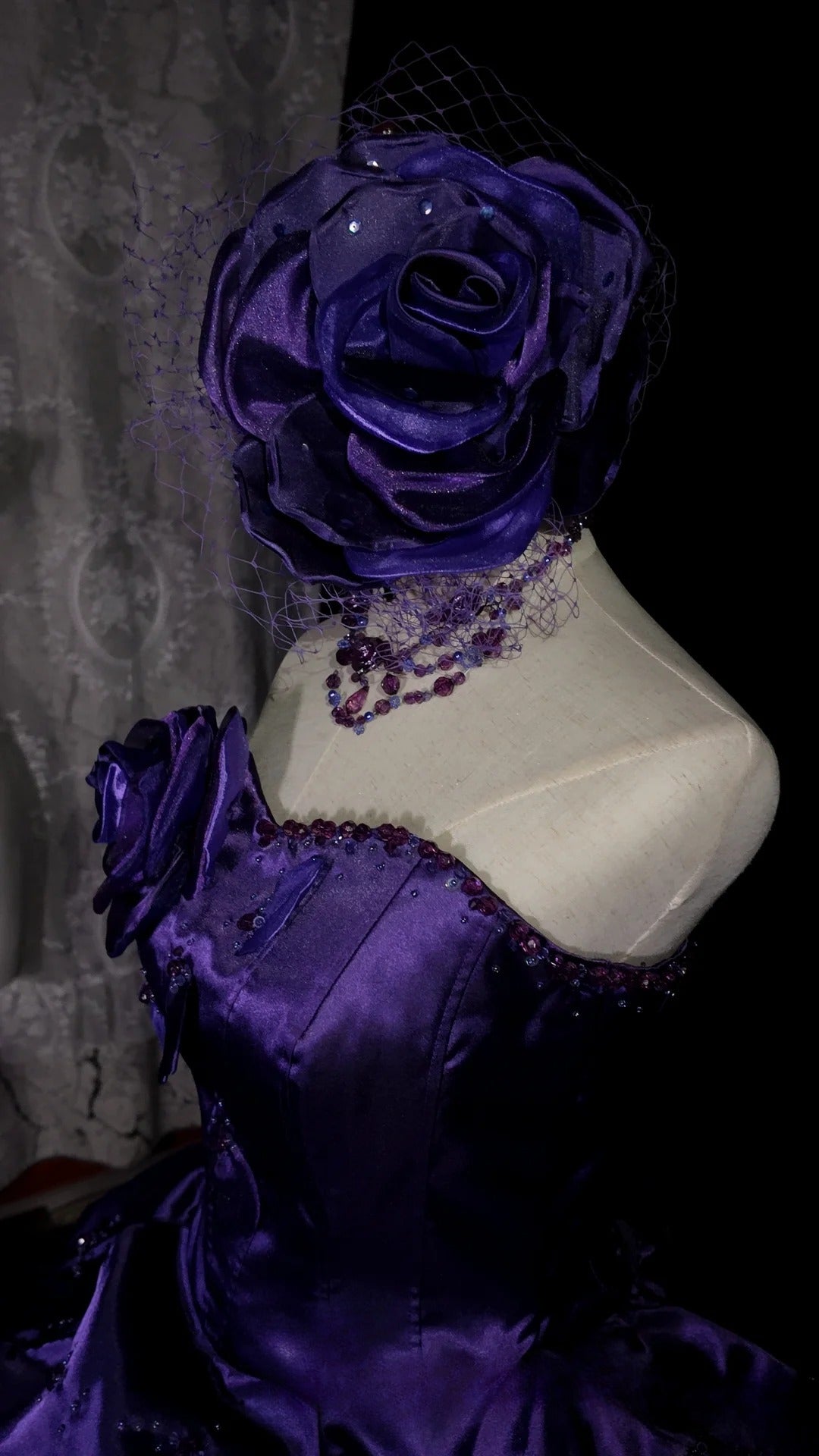 Sweet 16 Dress Purple Strapless Sleeveless Ball Gown With Tiered Layers Sweet Sixteen Dress RB9948