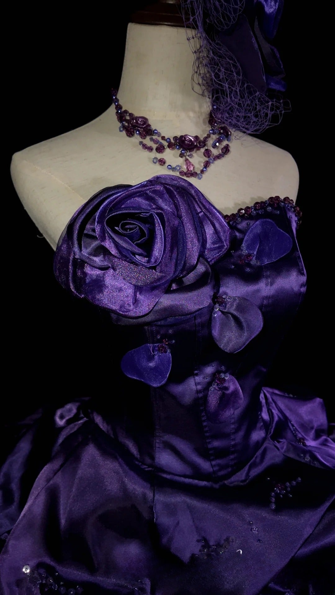 Sweet 16 Dress Purple Strapless Sleeveless Ball Gown With Tiered Layers Sweet Sixteen Dress RB9948