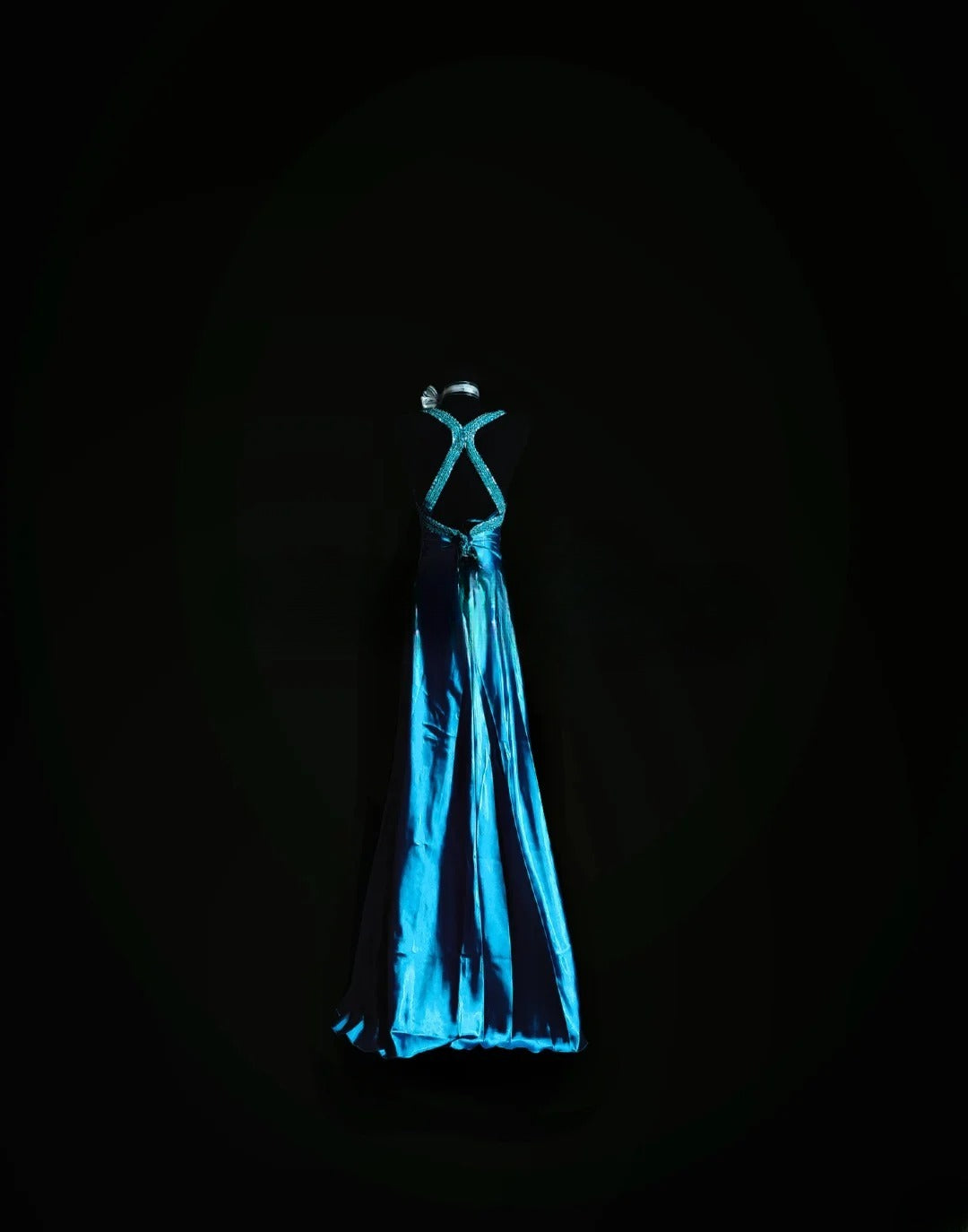 Beautiful Mermaid Sweetheart Satin Backless Blue Prom Dress Formal Dress Party Dresses RB7147