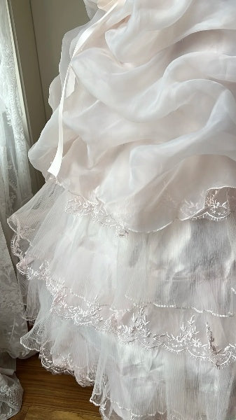 Elegantes langes trägerloses Ballkleid für den 16. Geburtstag, hellrosa Sweet-Sixteen-Partykleid RC0534