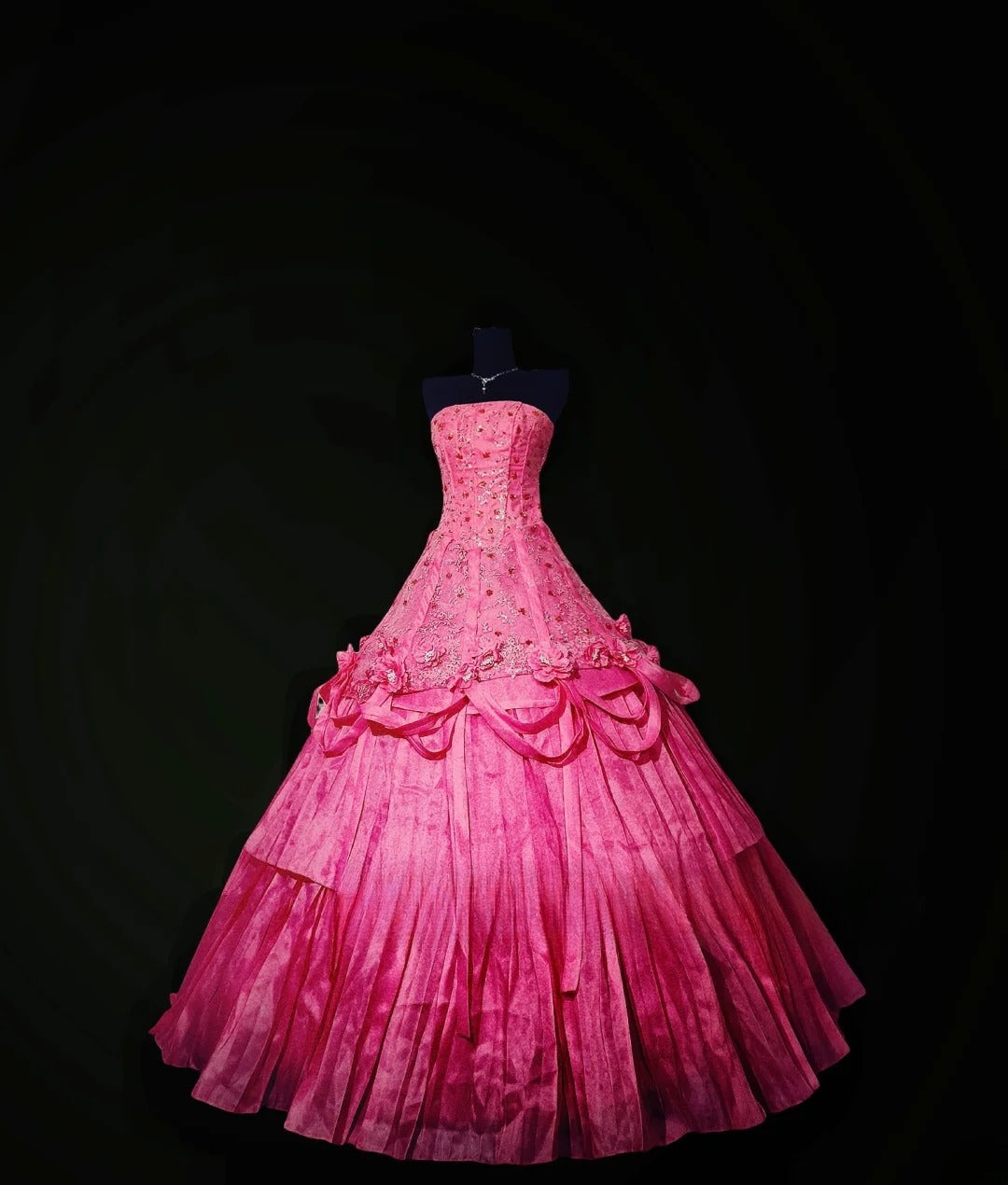 Modest Ball Gown Strapless Pink Satin Long Quinceañera Dress Moda 2000 15 Quinceanera Dresses Ideas Sweet 16 Outfits RB7155