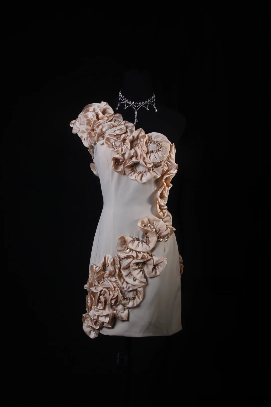Robe fourreau chic asymétrique à une épaule, robe courte pour un 16e anniversaire, robe de bal de promo, robe de cocktail AS175