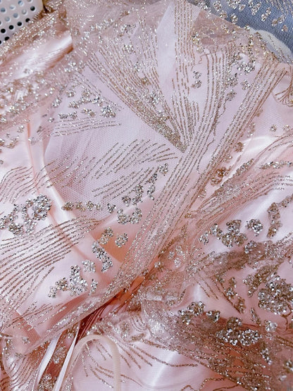 Vintage 70s Prom Dresses A line Spaghetti Strap Pink Sequin Long Party Gown Formal Outfits RB5993