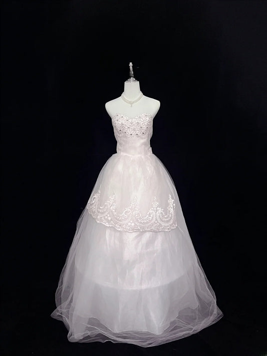 Fairytale Dream Ball Gowns Sweetheart Light Pink With Lace Poofy Long Quince Dress Voluminous Ideas Quinceanera Dresses Formal Dress RB7624