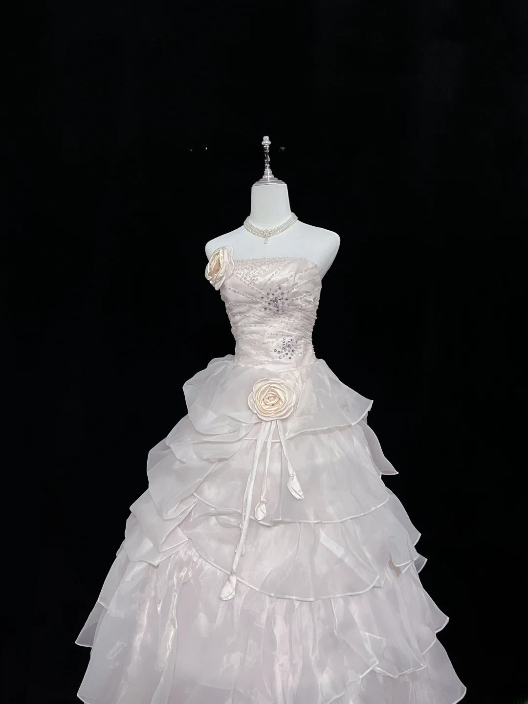 Fairytale Dream Ball Gowns Strapless Lilac Poofy Long Quince Dress Voluminous Ideas Quinceanera Dresses Vestidos De 15anos RB7628