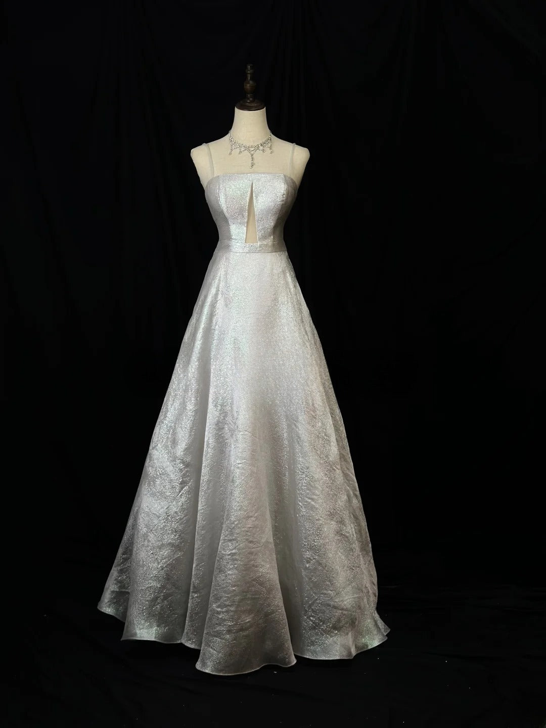 Vintage 90s Prom Dresses A Line Spaghetti Strap Sequined Long Party Gown Formal Outfits RB6094
