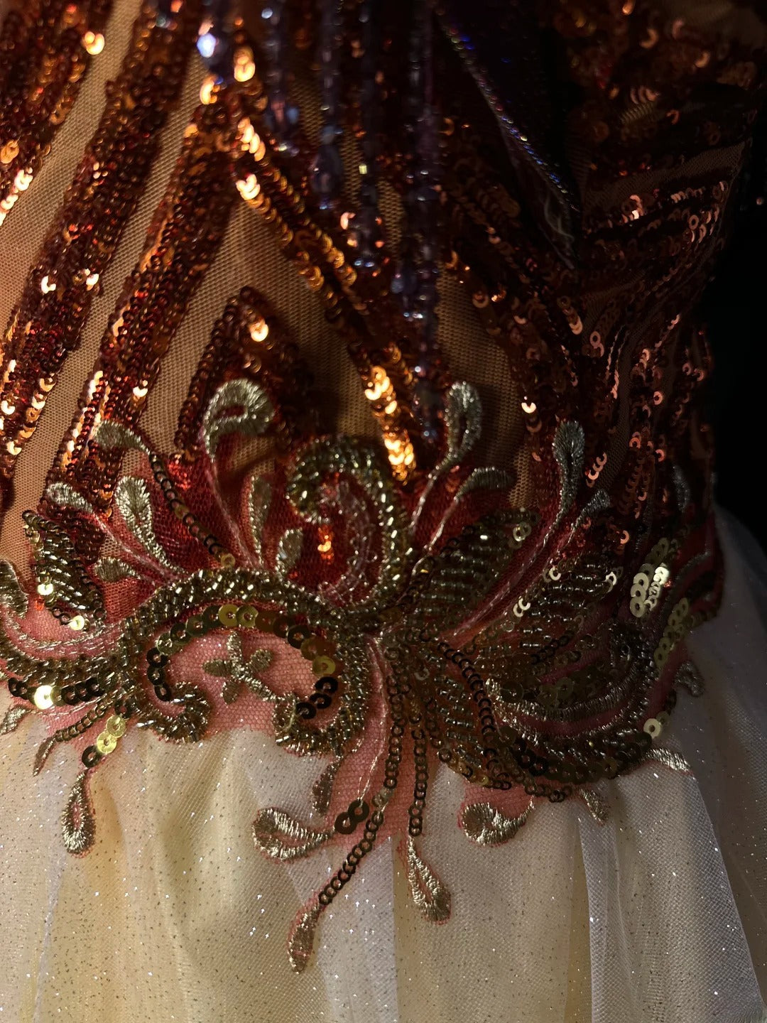 Vintage 90s Prom Dresses Ball Gown Off The Shoulder Gold Tulle With Crystals Party Gown Formal Outfits RB6107