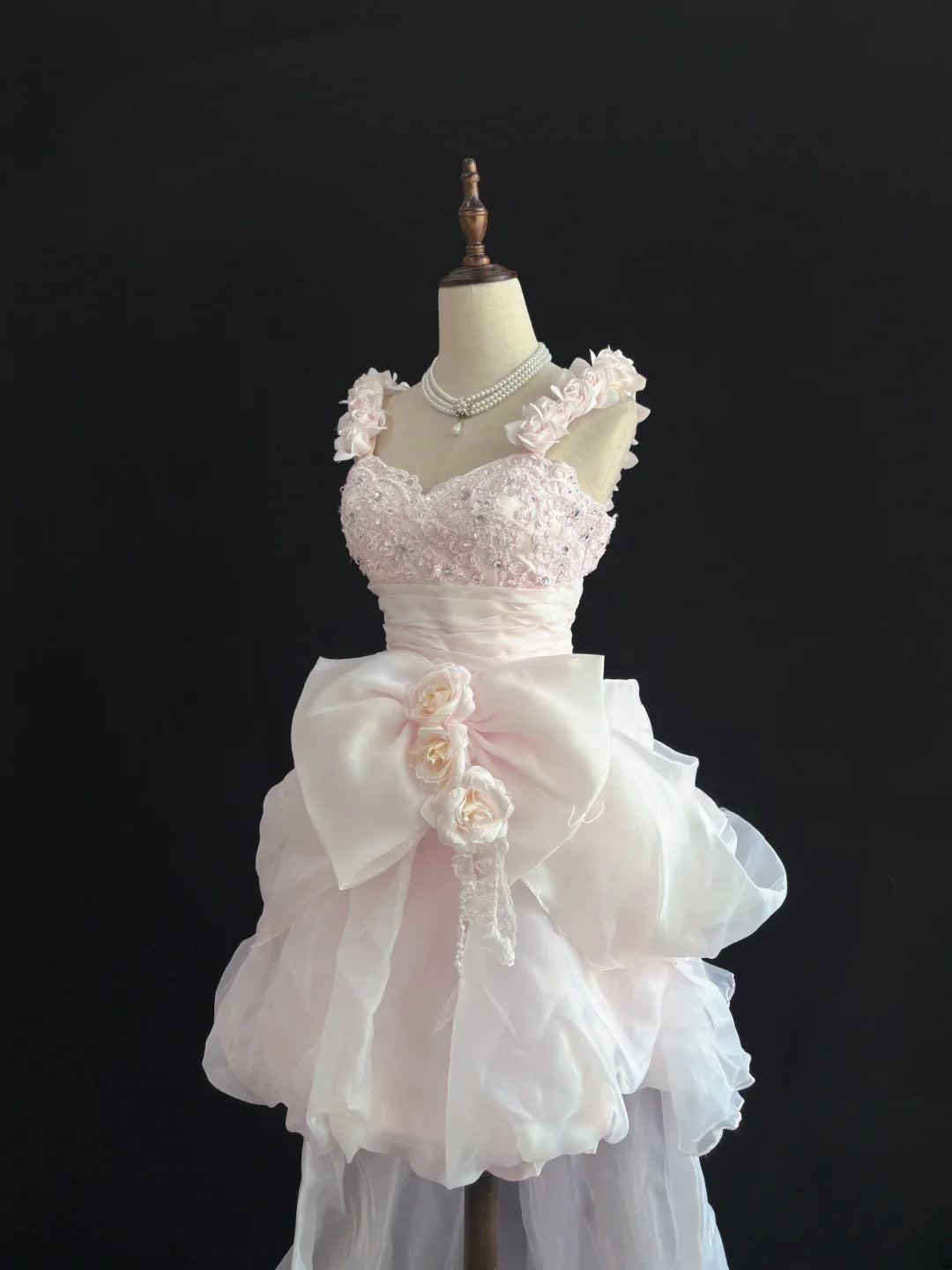 Cute Homecoming Dresses Ball Gown Short Straps Pink Birthday Cocktail Dress Ideas Outfits RB7668