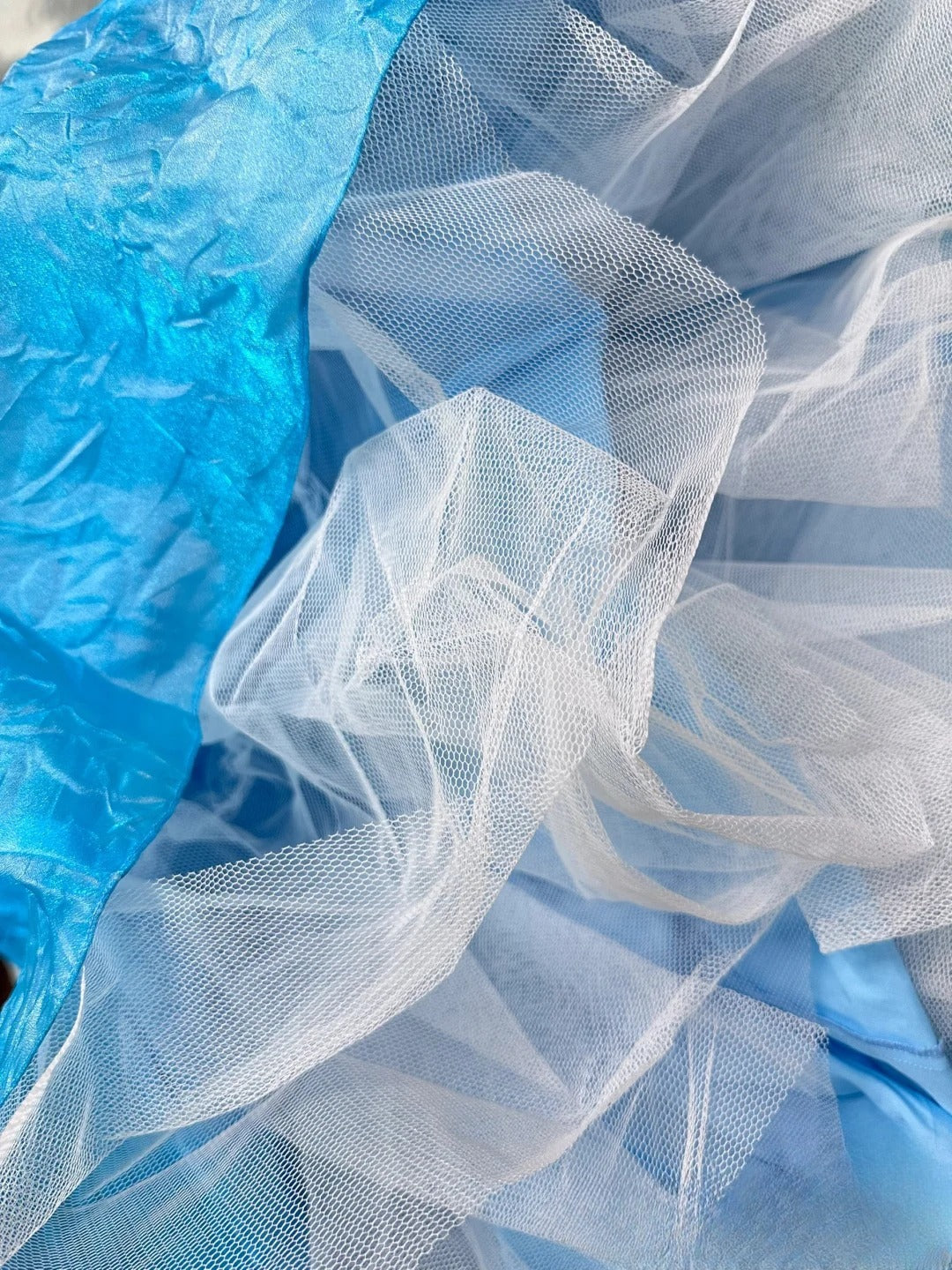 Modest Prom Dresses Ball Gown Strapless Blue With Ruffled Long Night Evening Formal Outfits RB6122