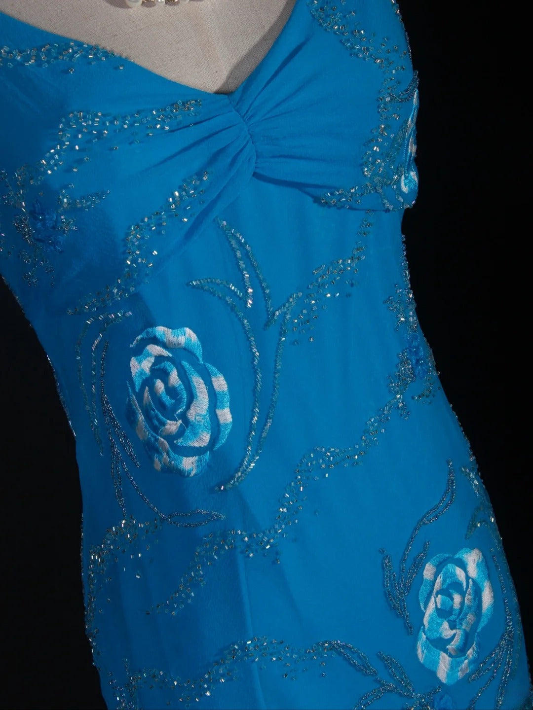 Vintage Meerjungfrauen-Abendkleid mit Spaghettiträgern, unregelmäßigem Schnitt, Perlenstickerei am Oberteil und Chiffon-Oberteil – ein beeindruckendes Outfit für den 20. Geburtstag, formelles Abendkleid AS281