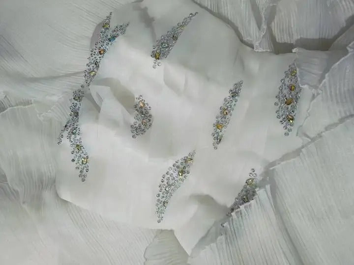 Princess Tiered Layers Strapless Sweet 16 Dress Ball Gown Sleeveless Sweet Sixteen Dress RC0073