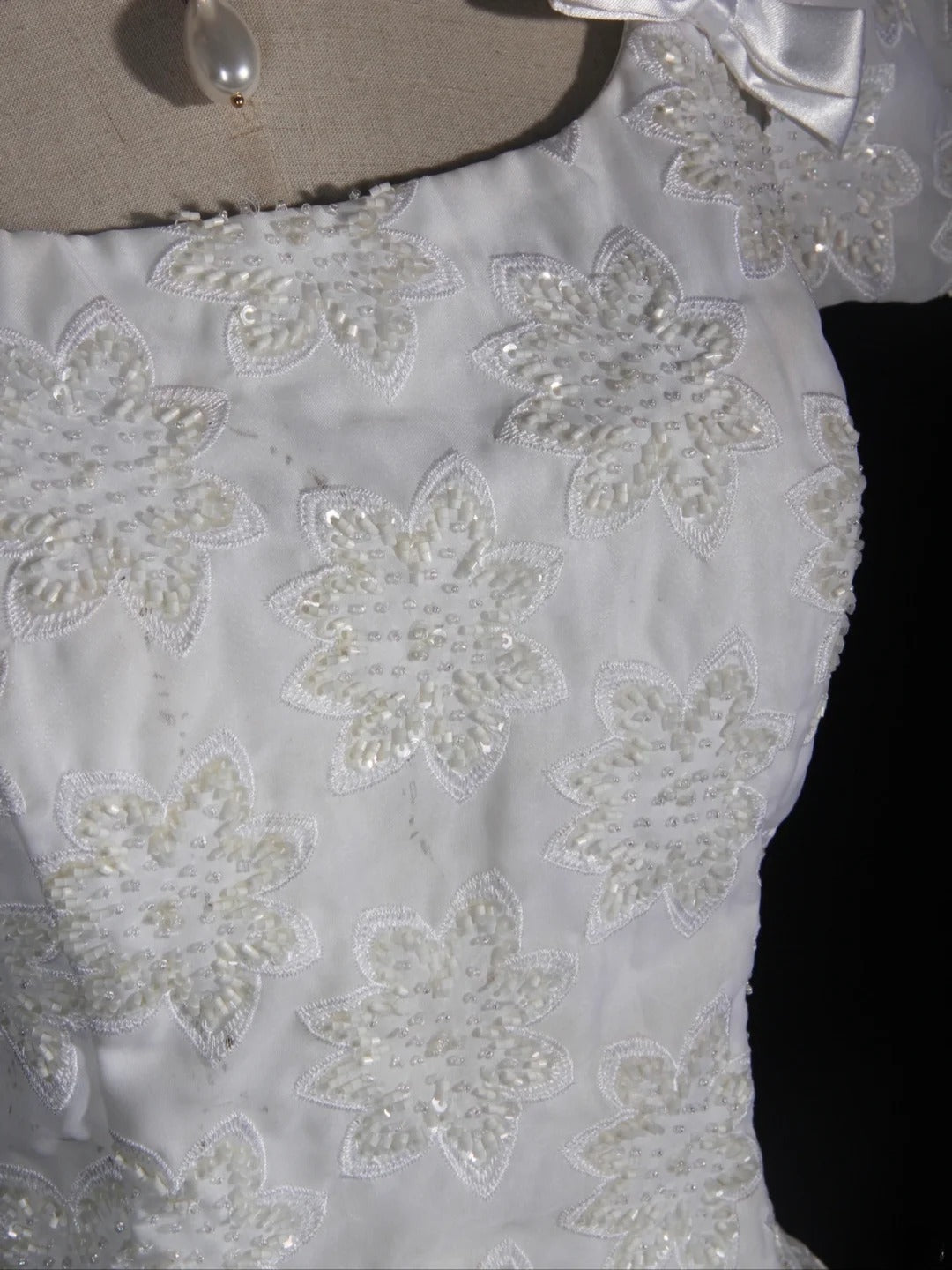 Robes de mariée à manches courtes en dentelle, tailles petites et grandes, pour mariage civil ou cérémonie de plage (AS286)