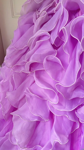 Sweet 15 Quinceanera Dress Ball Gown Sweetheart Lilac With Layers Appliques Long 16th Birthday Outfits RC0630
