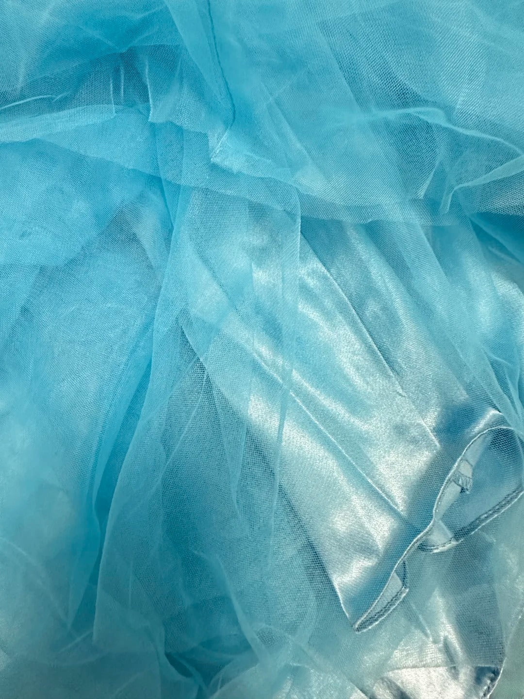 Vintage 70s Prom Dresses A Line Scoop Neckline Blue Tulle With Appliqued Party Gown Formal Outfits RB6138