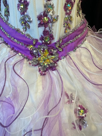 Pretty Ball Gown Strapless Lilac Tulle With Jacket Fitted Corset Back Long 15 Quinceanera Dresses Photo Ideas Formal Outfit RB6142