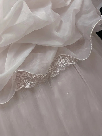 Cute Ball Gowns Strapless Pink Tulle Poofy Long With Appliqued Quince Dress inspo Quinceanera Dresses Vestidos De 16 anos RB7756