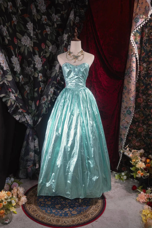 Chic Ball Gown Sweetheart Tiffany Blue With Ruffled High School Dances Prom Dresses Formal Outfits Evening Gown RB8543