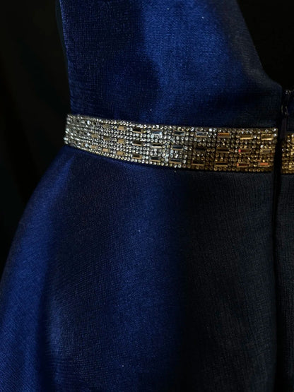 Sexy A Line Spaghetti Strap Royal Blue Satin Birthday Outfits Mini Party Gown inspo Short Cocktail Hoco Dresses RB6150
