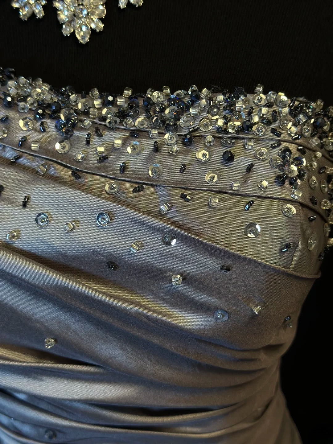 Modest Prom Dresses Mermaid One Shoulder Taffeta Gray With Folded Night Evening Formal Outfits RB6153