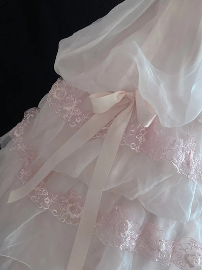 Sweet Ball Gowns Sweetheart Light Pink Poofy Long With Lace Appliqued Quince Dress inspo Quinceanera Dresses Vestidos De 16 anos RB7770