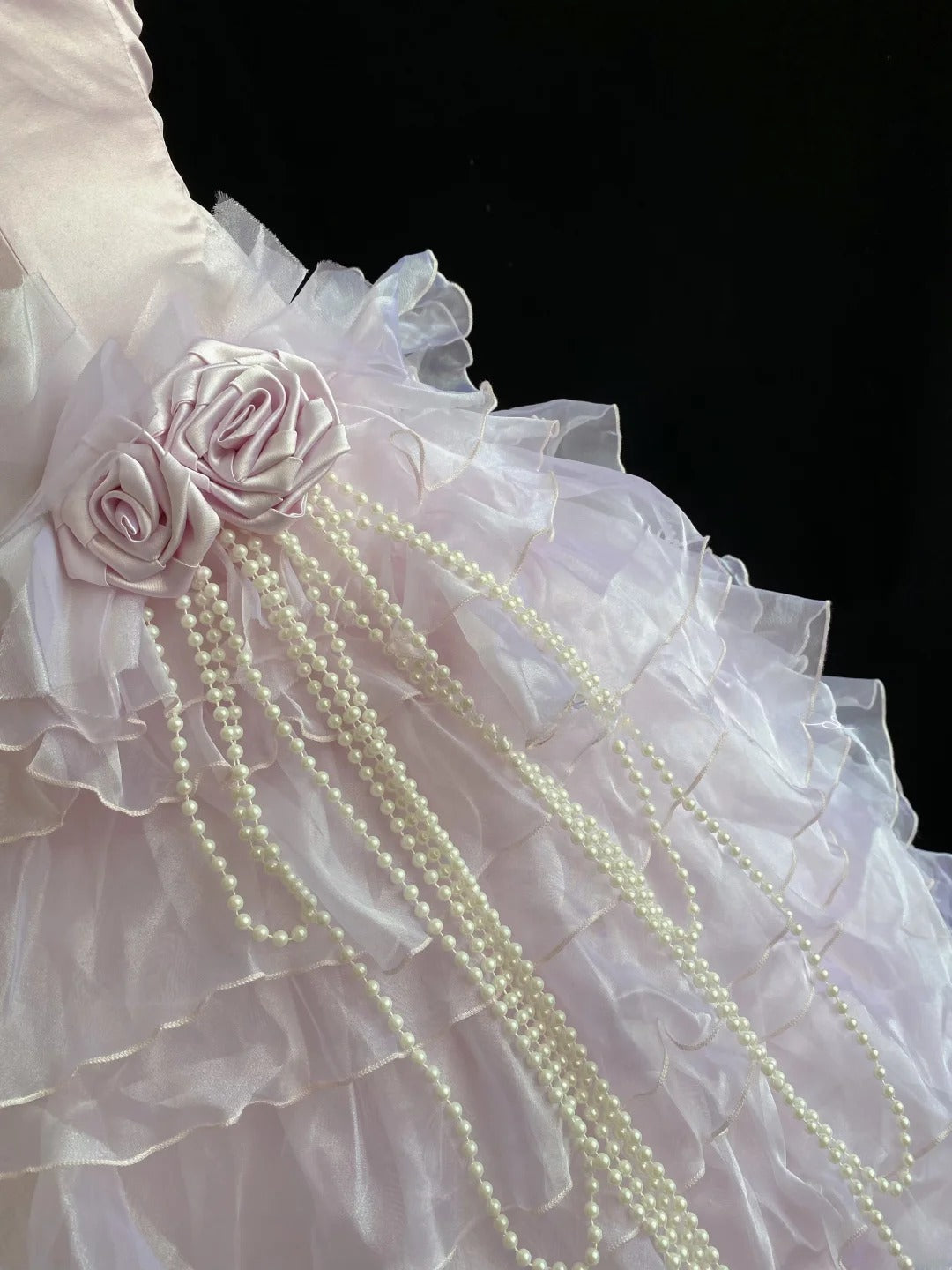 Sweet Ball Gowns Sweetheart Pink Poofy Long With Tiered Layers Quince Dress inspo Quinceanera Dresses Vestidos De 16 anos RB7772