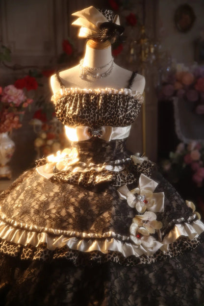Ball Gown Spaghetti Straps Black Lace With Tiered Sweet 16 Dress Sweet Sixteen Princess Dress RB9378
