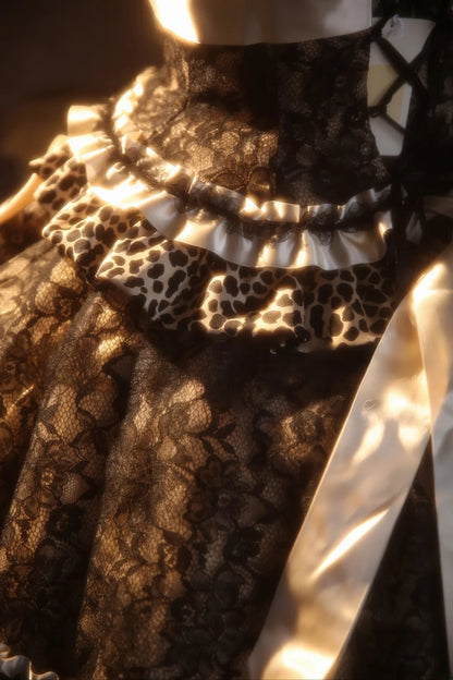 Ball Gown Spaghetti Straps Black Lace With Tiered Sweet 16 Dress Sweet Sixteen Princess Dress RB9378