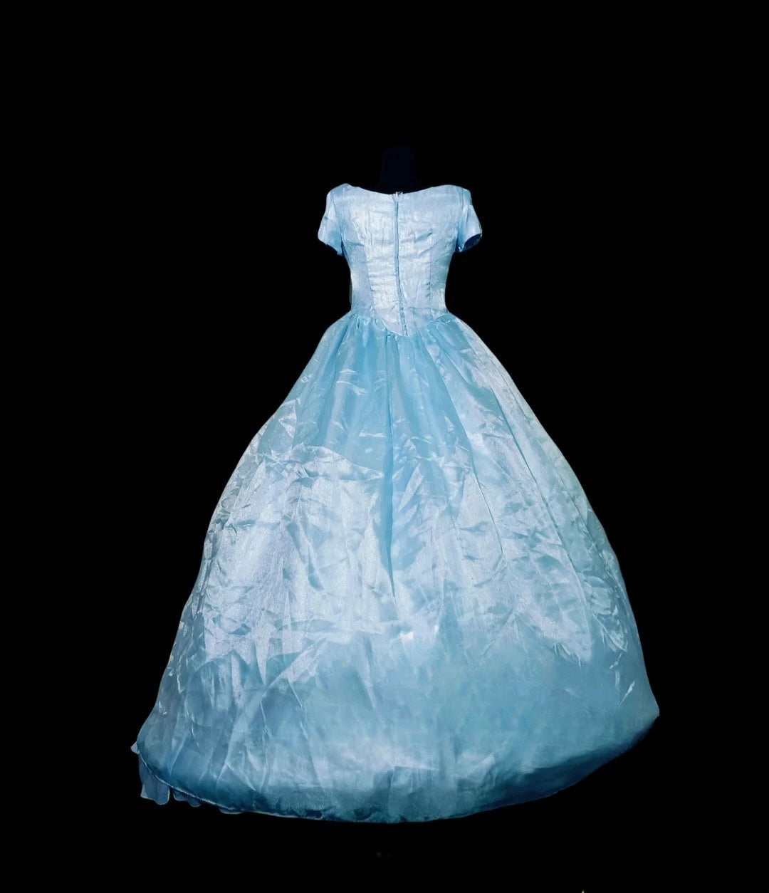 Blue Square Neck Ball Gown Quinceanera Dress, Sweet 15 Birthday Formal Dress RC0046