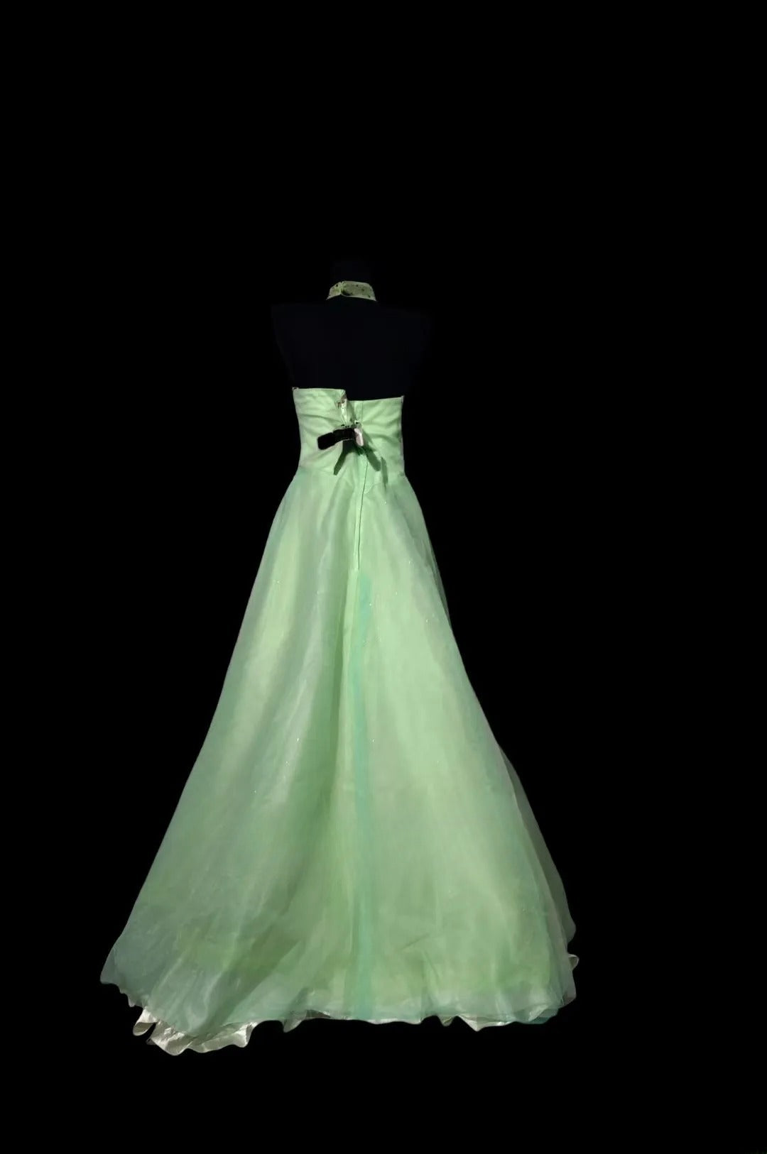Mint Green Prom Dress Inspo A Line Strapless With Beading Modest Long Formal Party Gown RC0058